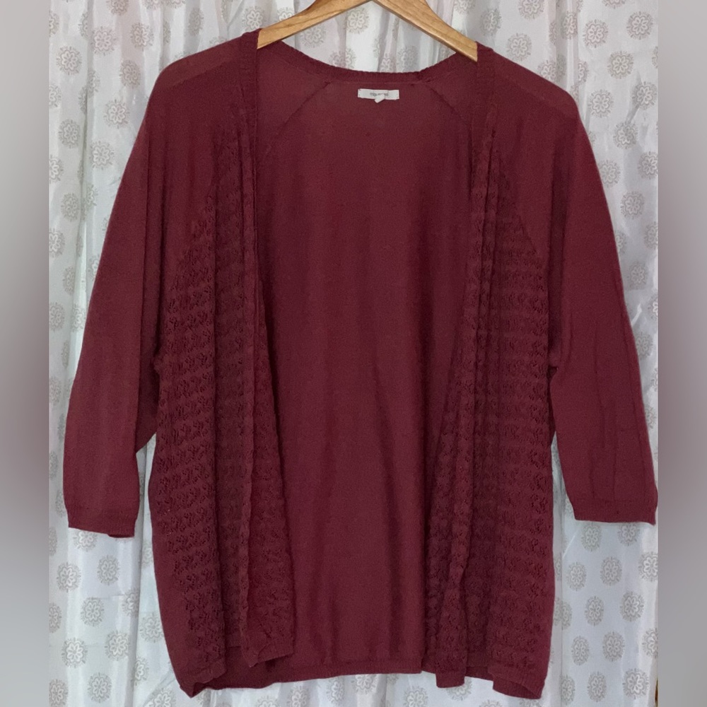 Maurices Cardigan 3/4 Length Sleeve Sweater